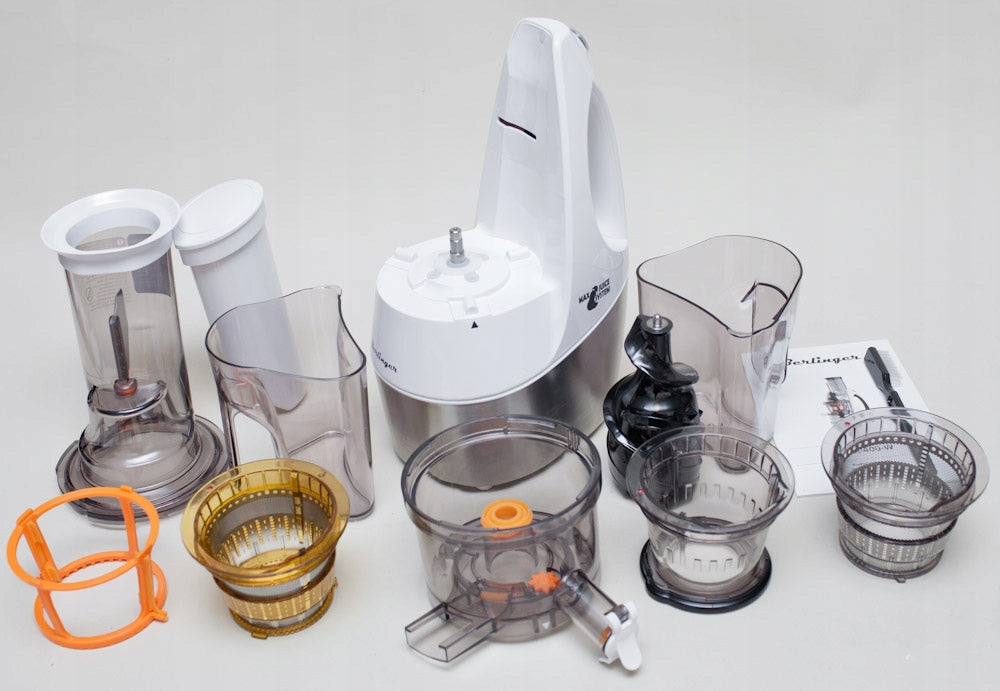 4G Juice Slow Juicer 800 Strong Juicer Large Hole 3 Sieves Packaging status original