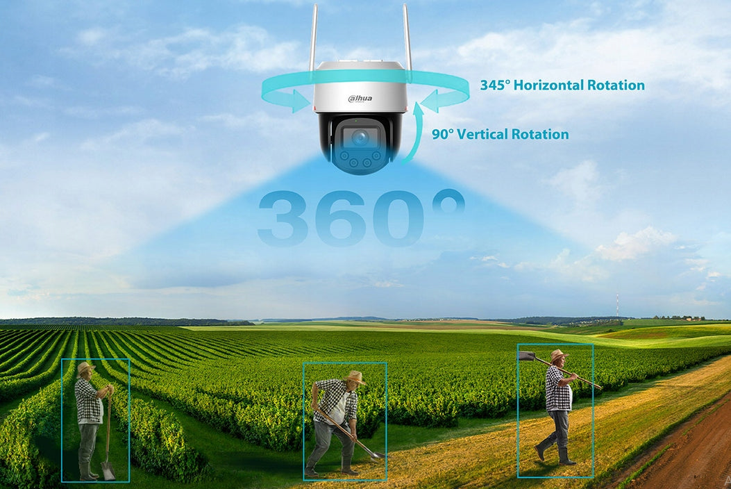4G LTE DAHUA WIZCOLOR OUTDOOR P4F-PV-4G-PRO CAMERA FOR SIM ROTARY CARD Manufacturer code P4F-PV-4G-0400B-PRO