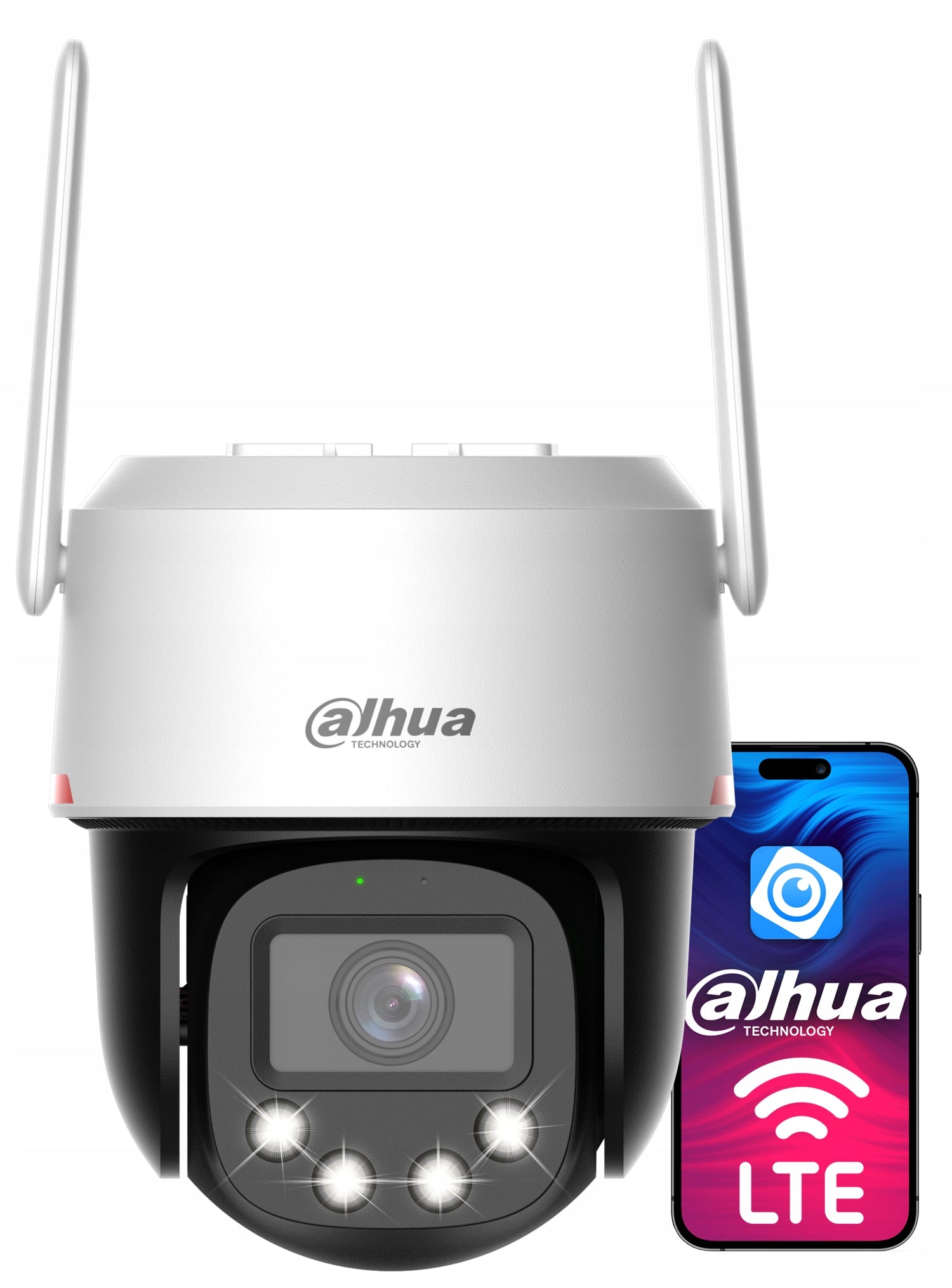 4G LTE DAHUA WIZCOLOR OUTDOOR P4F-PV-4G-PRO CAMERA FOR SIM ROTARY CARD Packaging status original