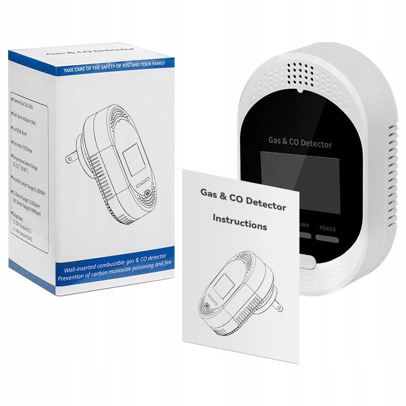 4IN1 DETECTOR ALARM CARBON MONOXIDE SENSOR LCD CO GAS TEMPERATURE HUMIDITY Packaging status original