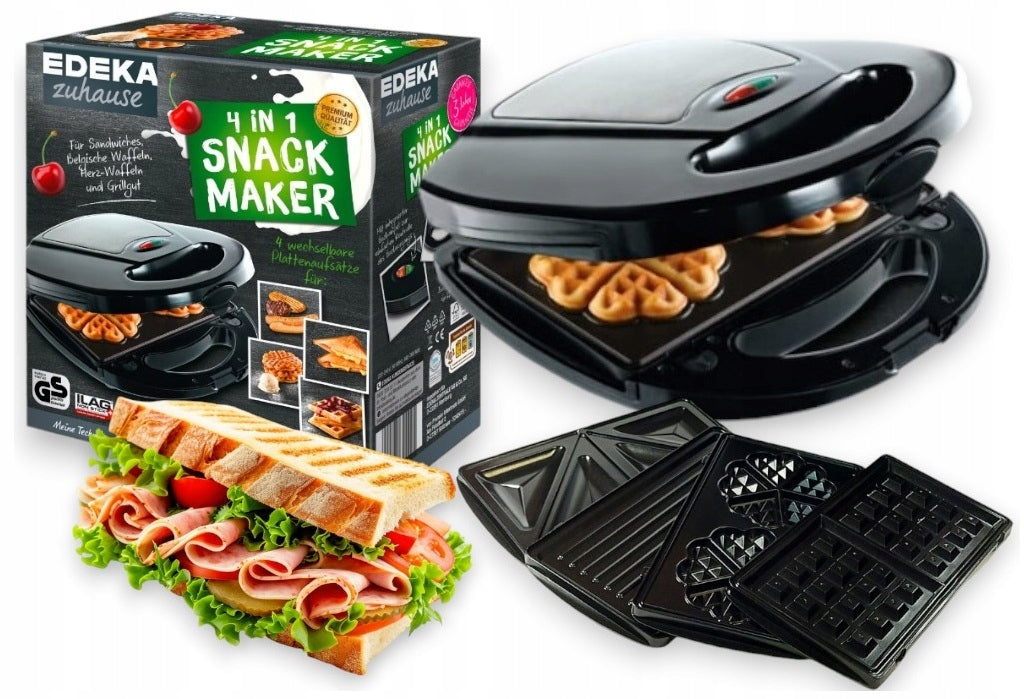 4IN1 TOASTER FOR SANDWICHES MULTIFUNCTIONAL WAFFLE ELECTRIC GRILL