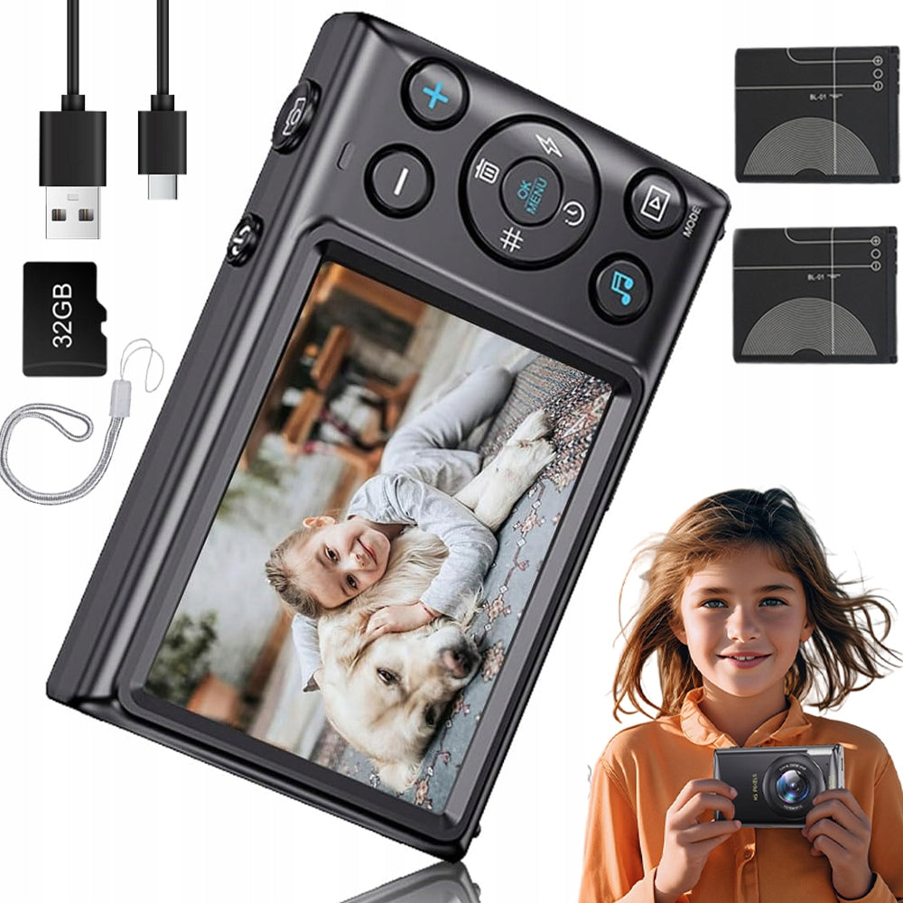 4K 64MP DIGITAL CAMERA WITH RECORDING FUNCTION AND 18X ZOOM Packaging status original