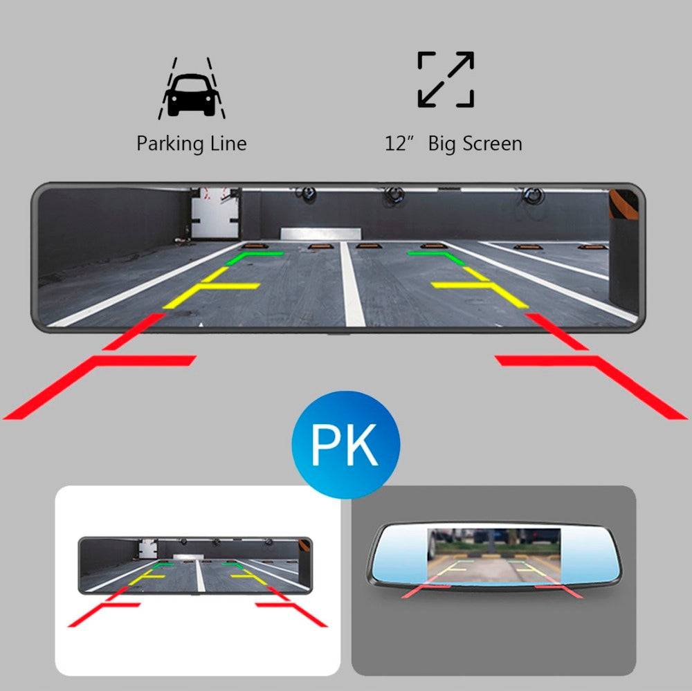 4K DVR Mirror WiFi GPS Reversing Camera Manufacturer code 410