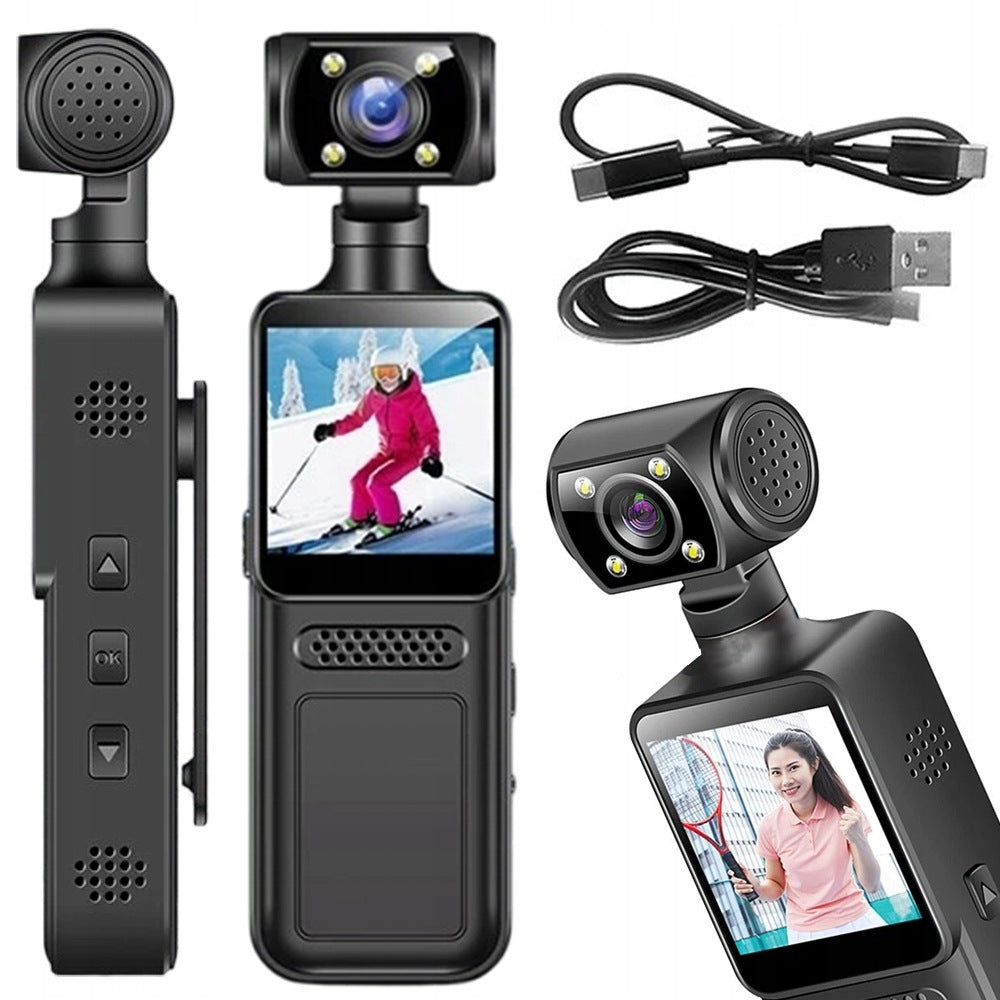 4K FULL HD SPORTS CAMERA FRONT AND REAR VIDEO RECORDING MULTILINGUAL