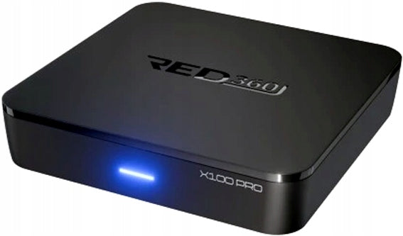 4K Smart TV Box RED 360 X100 PRO+ OPTICUM Android TV 12, Wi-Fi, Bluetooth, 32GB Manufacturer code 5908266365985
