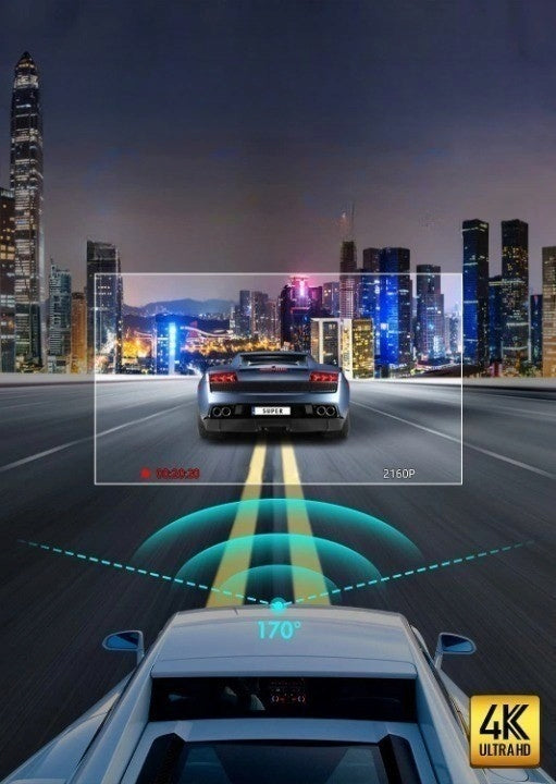 4K ULTRA HD VIDEO RECORDER CAR CAMERA GPS WIFI REVERSING CAMERA Brand no brand