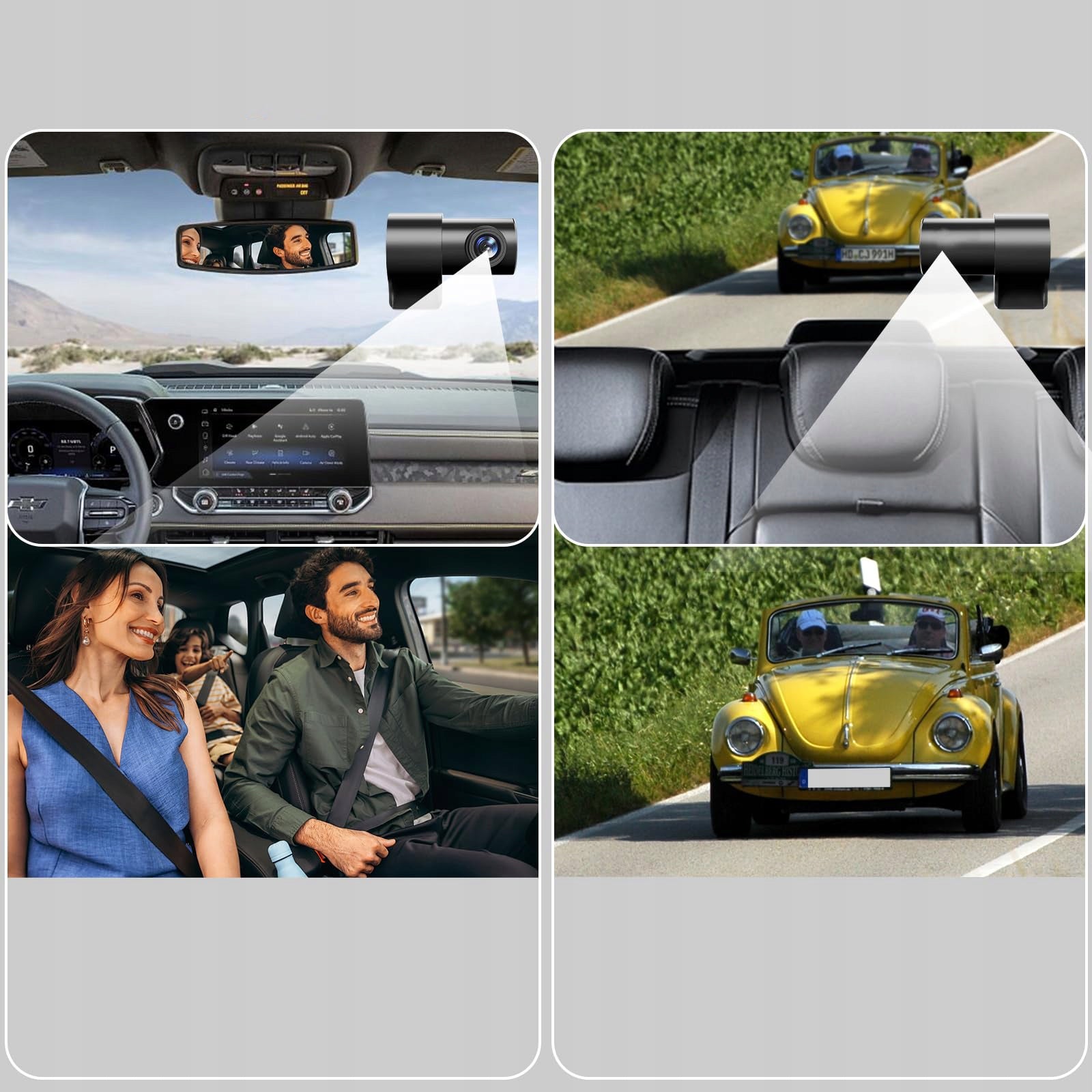 4K ULTRA HD VIDEO RECORDER CAR CAMERA WIFI REVERSING CAMERA Memory card included 64 GB