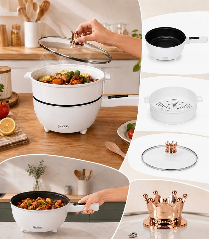 4L MULTIFUNCTION ELECTRIC FRYING POT FOR FRYING COOKING STEWS