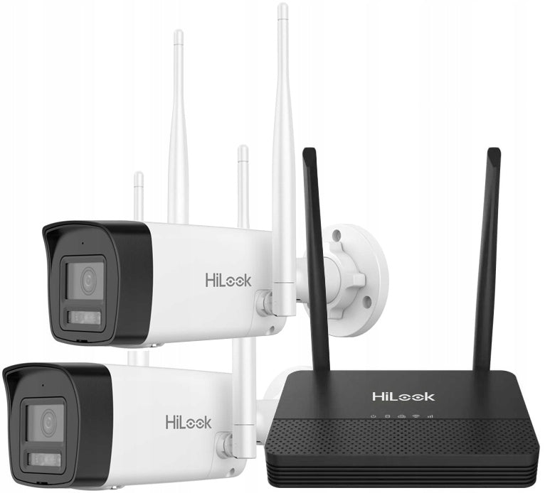 4MP OUTDOOR WiFi MONITORING 2 CAMERAS FULL COLOR HILOOK BY HIKVISION Packaging status original