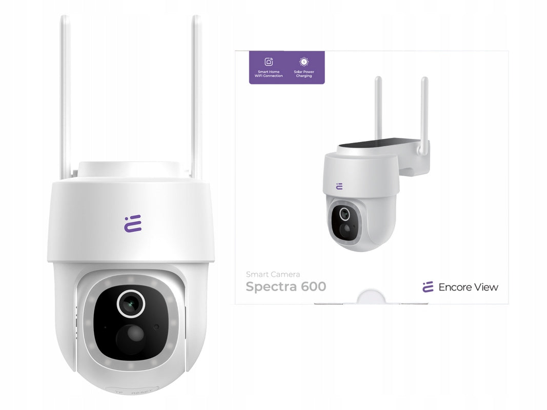 4Mpx FHD Night Vision IP65 Encore View Spectra 200 WiFi PTZ Camera Packaging status original