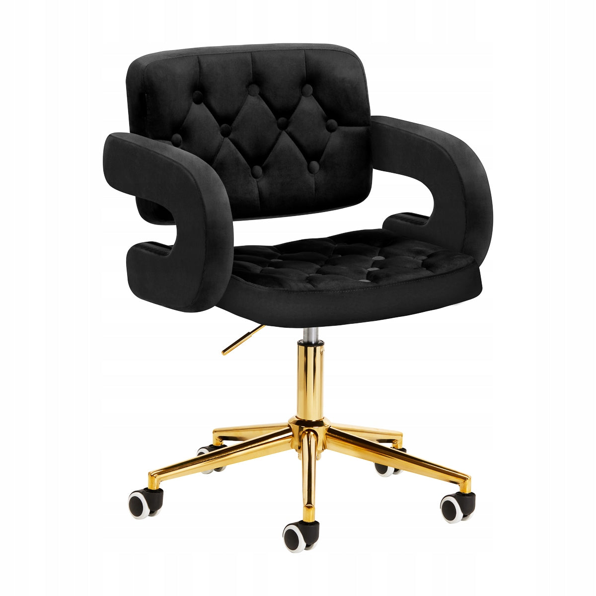 4Rico Swivel chair QS-OF213G velvet black