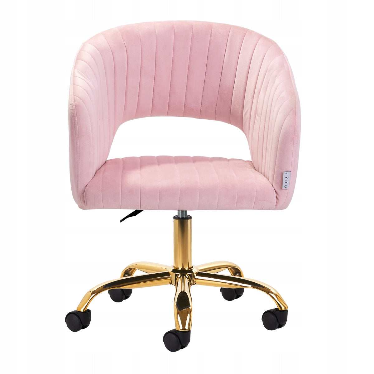 4Rico swivel chair QS-OF212G velvet pink Brand Activeshop