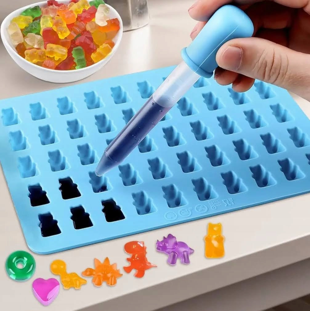 4X MOLDS SILICONE MOLDS FOR CANDY CHOCOLATE PIPETTES AKCESORIA FREEBIE Manufacturer code XXKS2F