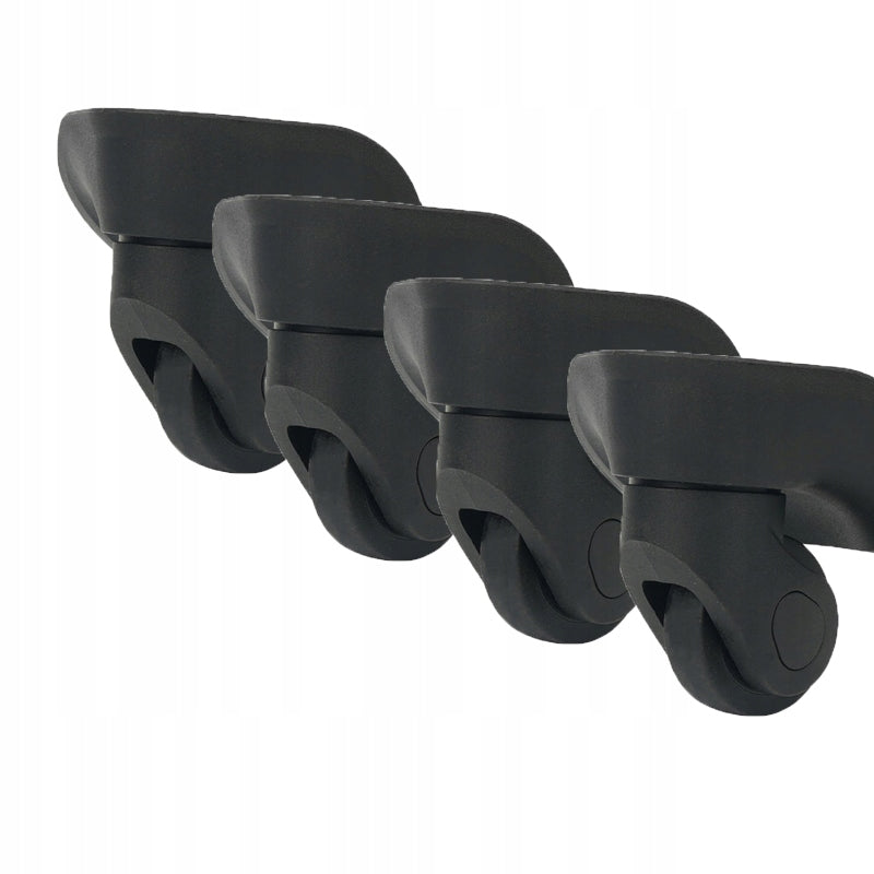 4X SET OF SPARE WHEELS FOR LUGGAGE SUITCASE FLEXIBLE REPLACEMENT WHEELS