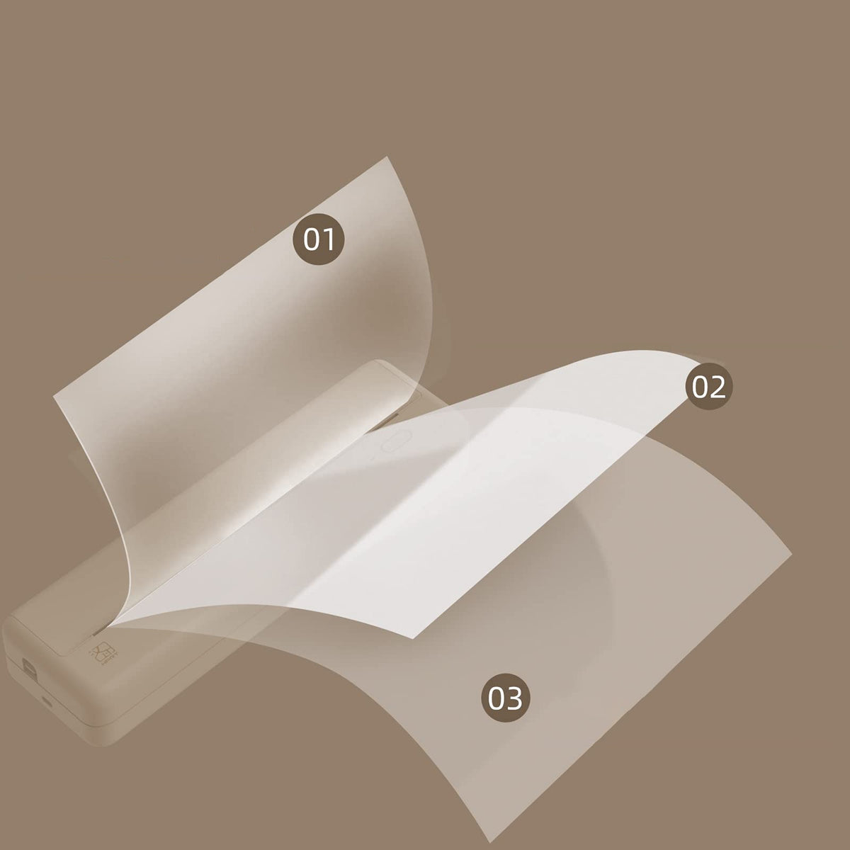 4XSET ROLL PAPER A4 THERMAL FOR PHOMEMO M831 M832 FOR BROTHER PeriPage Manufacturer code Rolka papieru do drukowania A4 4 szt