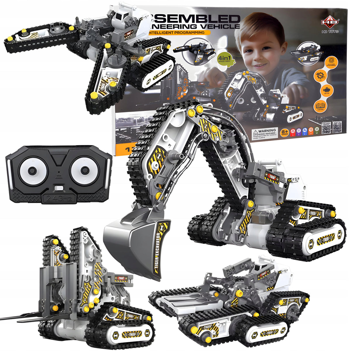 4in1 Building Blocks Building Machines REMOTE CONTROLLED RC