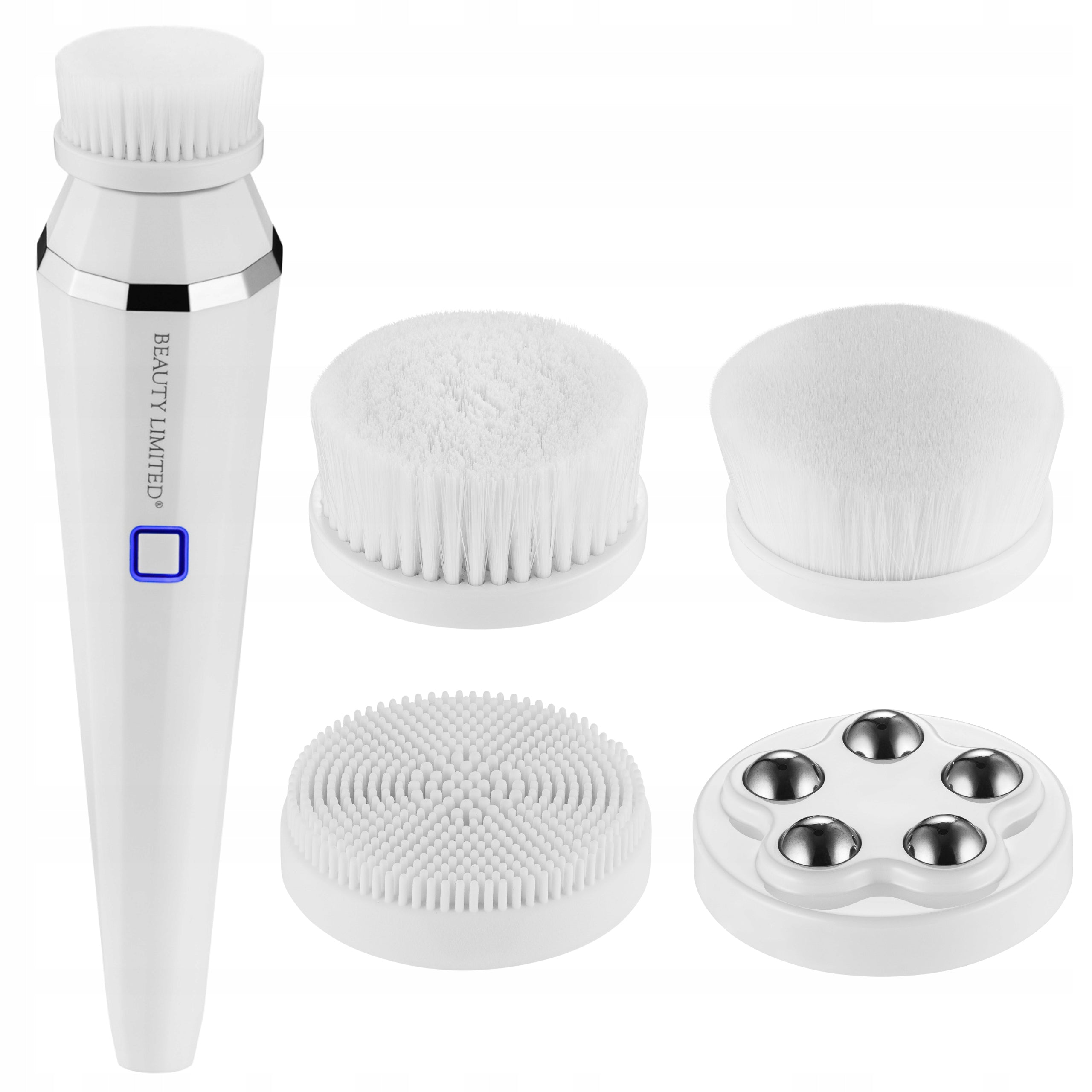 4in1 Face Wash Rotating Toothbrush Massager ORGANIZER WATERPROOF IPX5