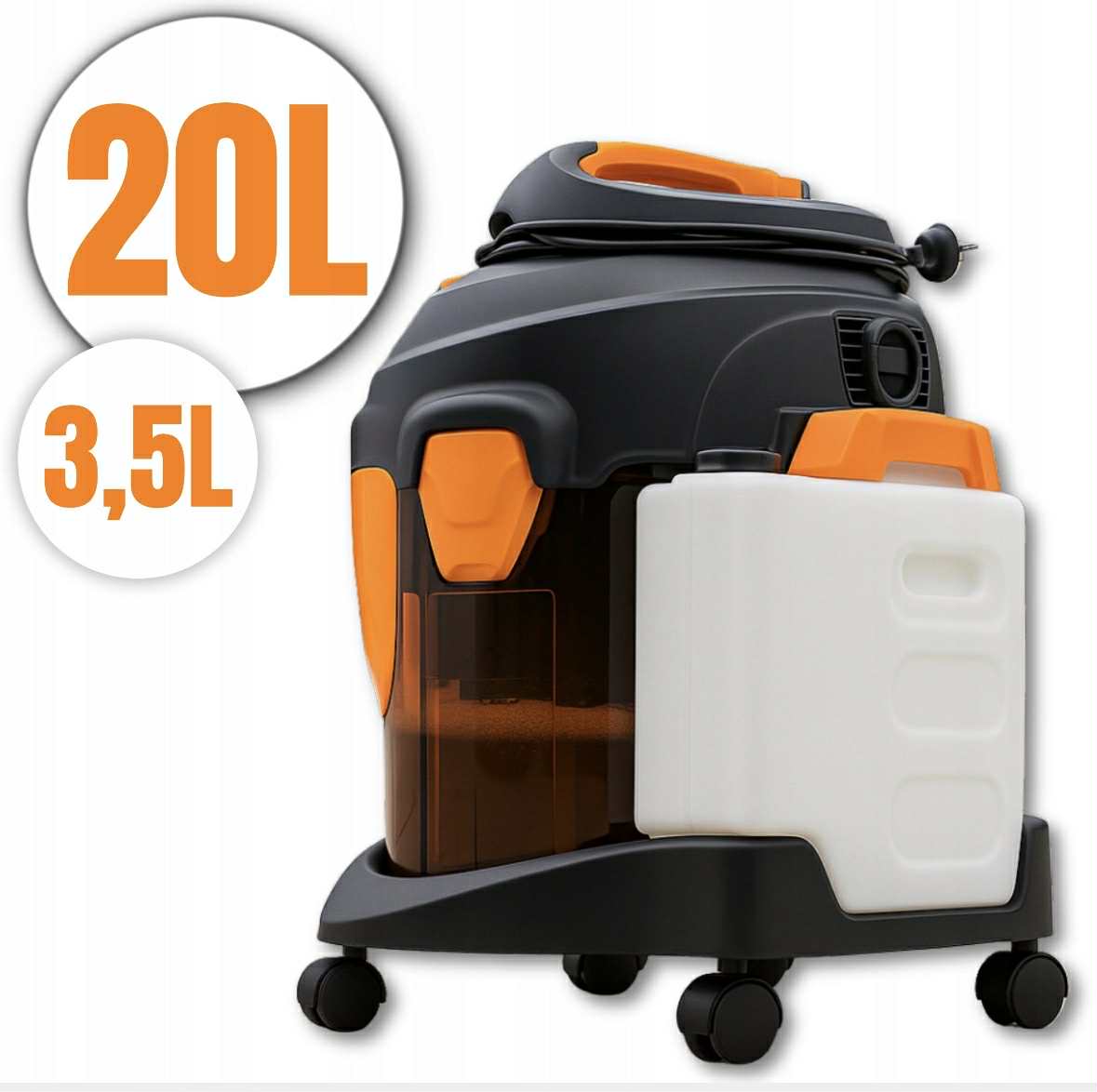 4in1 WASHING VACUUM CLEANER for home and car wet dry carpet and upholstery washing Packaging status original