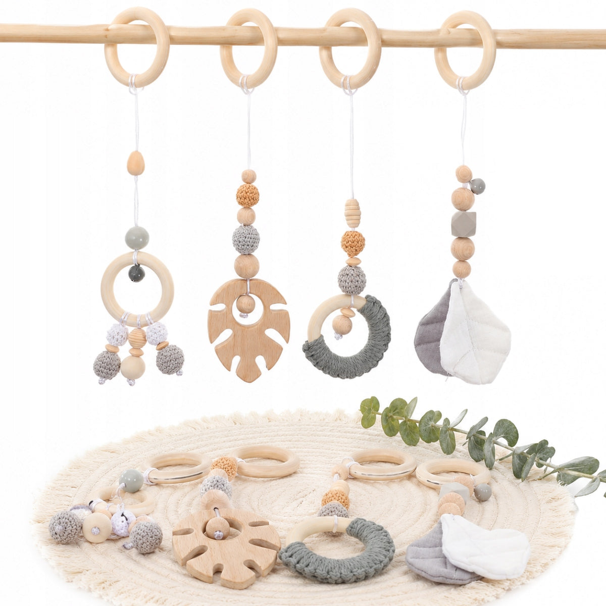 4pcs Pendants for Baby Gym Educational Stand