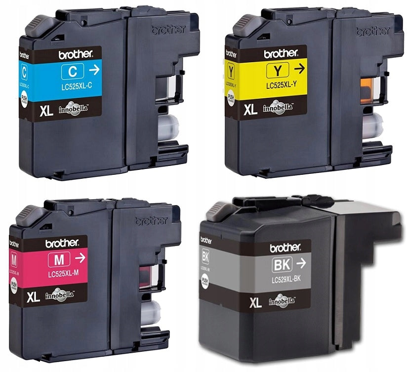 4x BROTHER DCP-J100 DCP-J105 DCP-J200 LC529XL Packaging status original