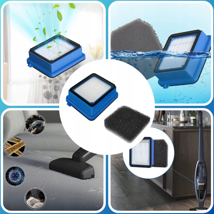 4x FILTER FOR ELECTROLUX WELL Q6/ Q7/ Q8/ ESKW1 VERTICAL VACUUM CLEANER Manufacturer code FILTRY DO ODKURZACZA ELECTROLUX WELL Q6 Q7 Q8