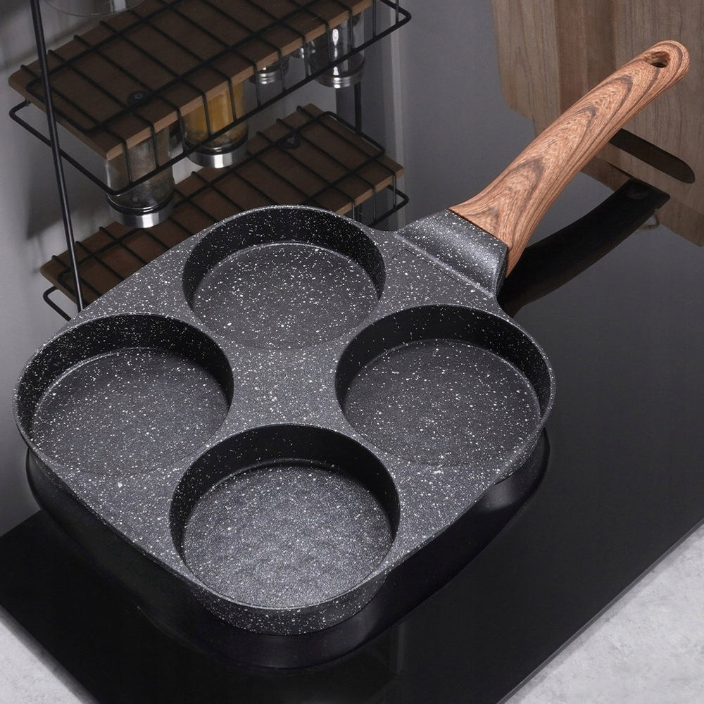 4x GRANITE frying pan for frying stewing eggs set of 20 24 28 cm Brand Vilde