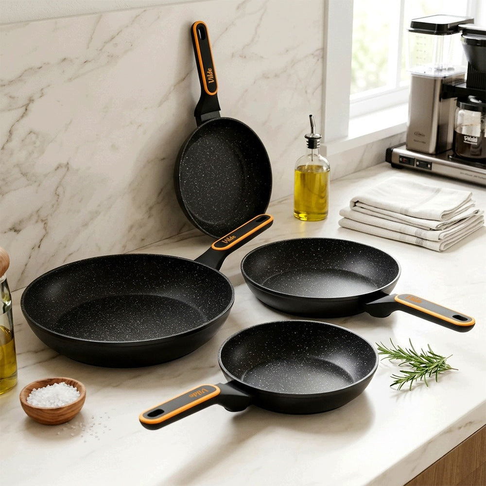 4x GRANITe frying pan for frying stewing pan set VILDE 20 24 28 32 Packaging status original