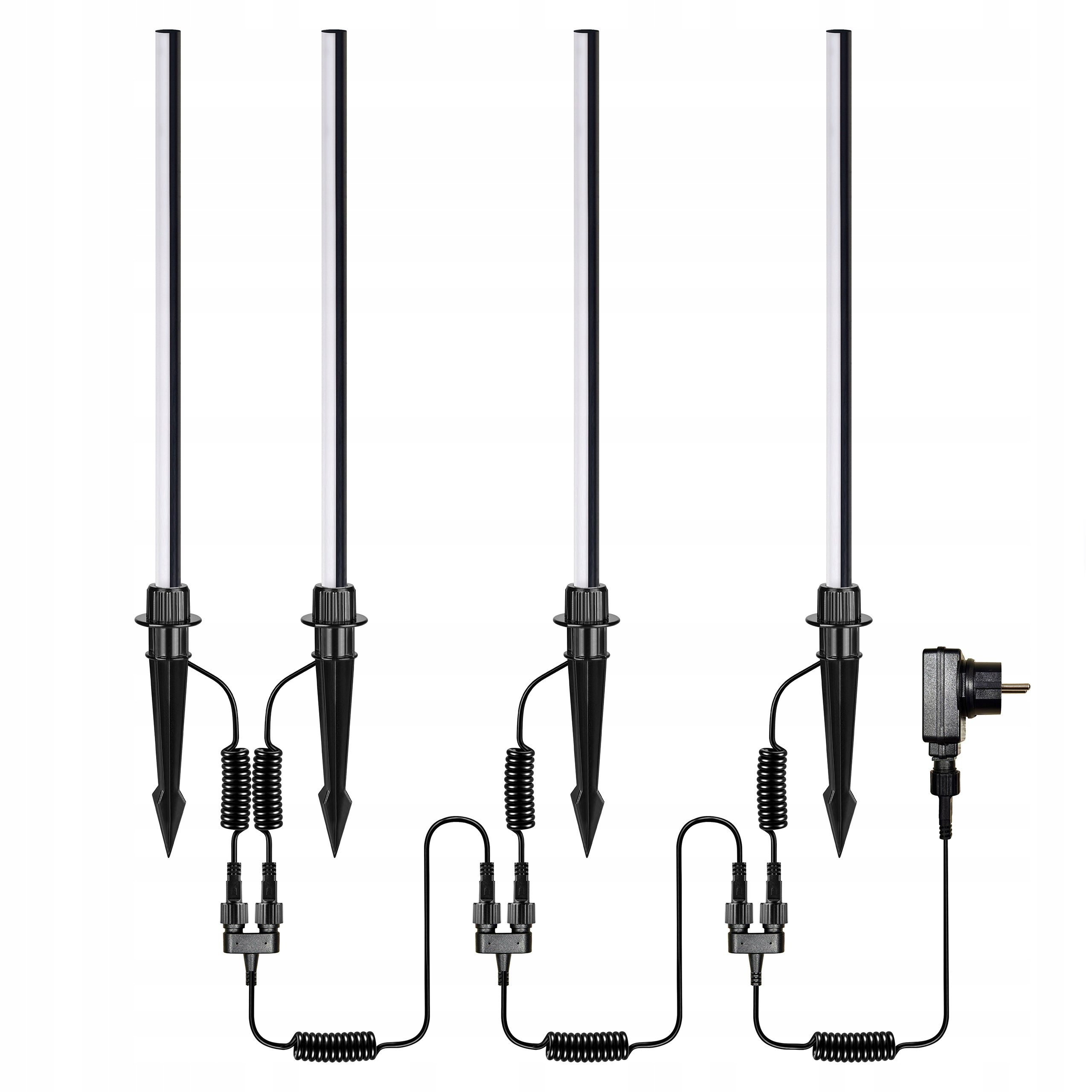 4x Ground hammered garden lamp 3000K outdoor ground remote control Manufacturer code 4x Lampa Ogrodowa Wbijana Naziemna 3000K