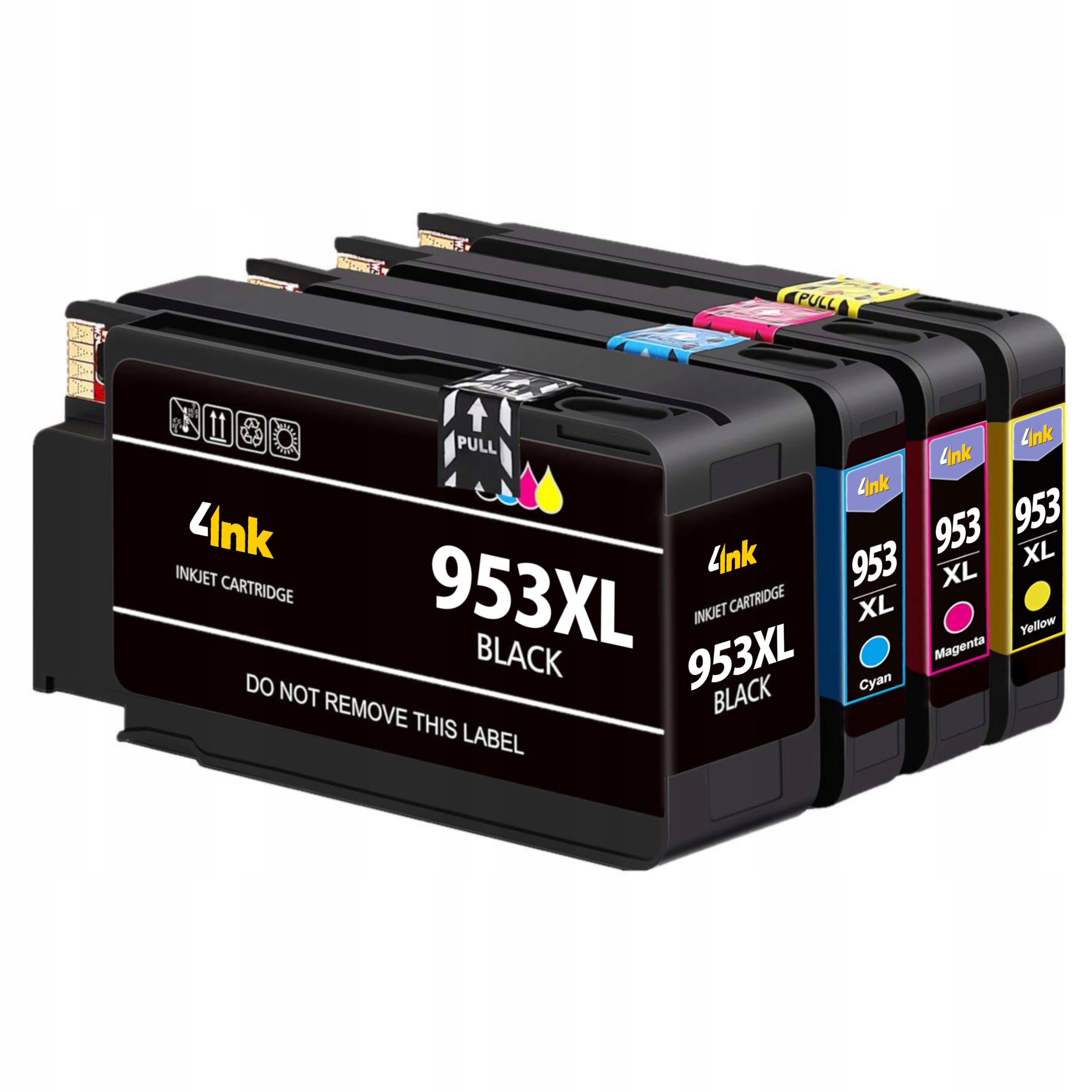 4x INK 953 XL FOR HP OFFICEJET 7720 7730 7740 8710 8720 8730 8740 PRINTER