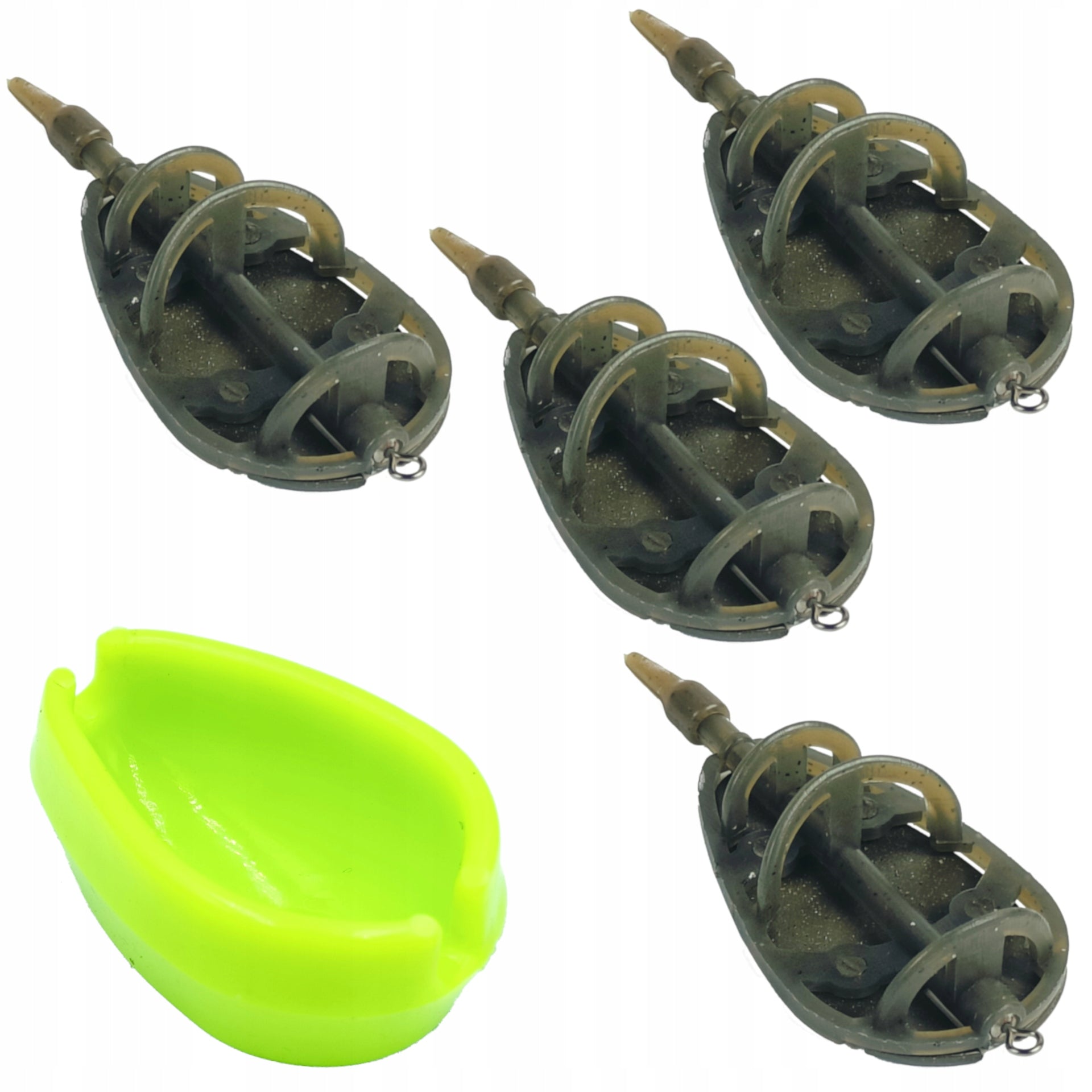 4x METHOD FEEDER CAMO 30 g + MOLD SET OF 4