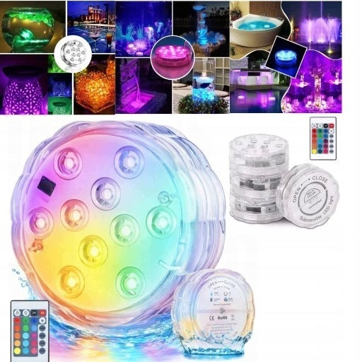 4x RGB LED POOL LAMP POOL FOR POOL LIGHT PILOT waterproof SPA