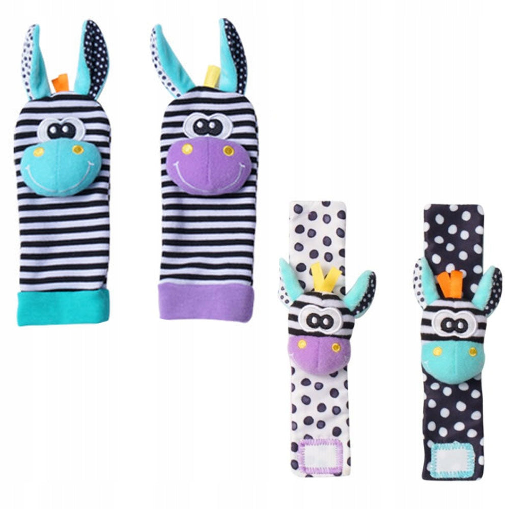 4x SOCKS 3D HANDLE BANDS SOZZY RATTLES FOR BABIES EAN (GTIN) 5905982052991