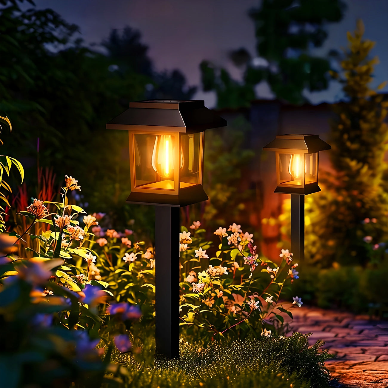 4x SOLAR LAMP Punched Garden LED BULB Lamps Twilight Sensor IP65 Manufacturer code R424224