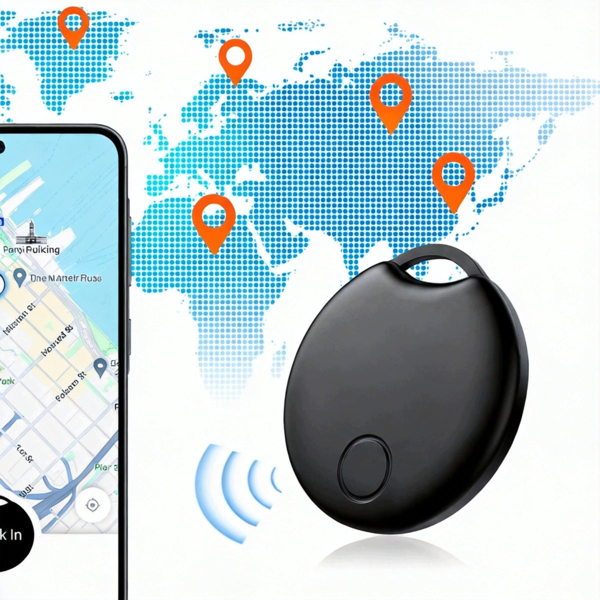 4x Smart locator for Android makes sound ringing Model 4048597709544