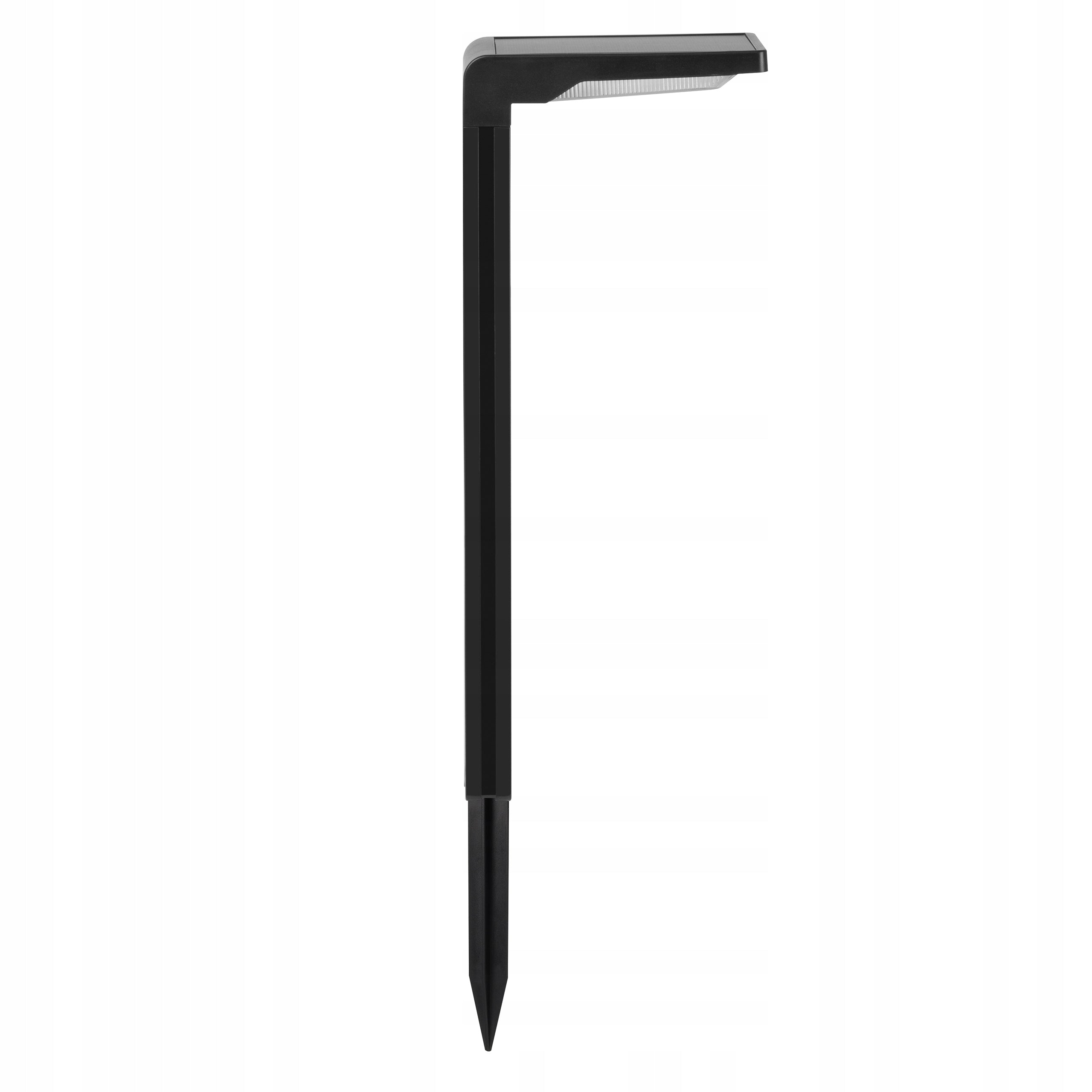 4x Solar LED Lamp Standing Garden Post 41cm Outdoor BLACK Thread type built-in LED source