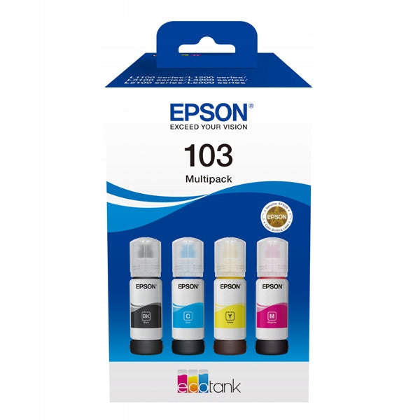 4x ink Original Epson ET103 CMYK set Manufacturer Epson