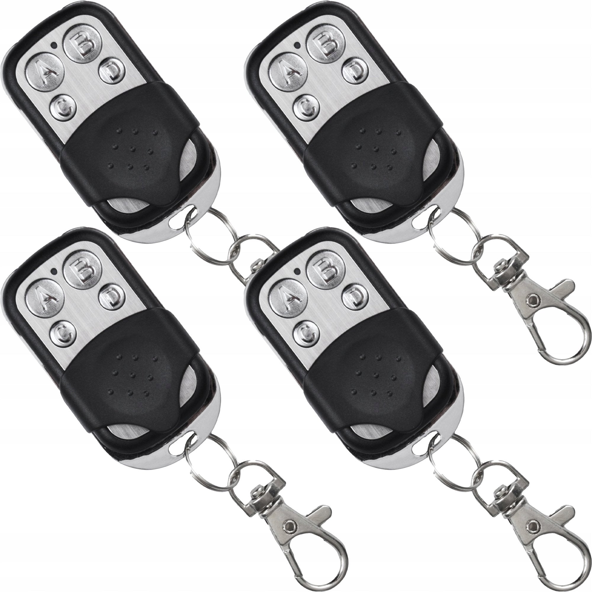 4x universal self-copying remote control for roller shutter gate alarm 4 channels 433.92hz