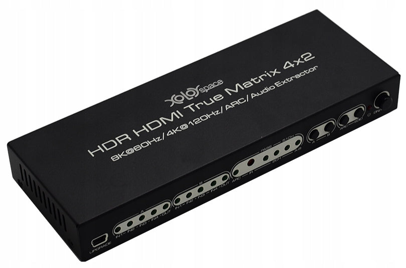 4x2 HDMI Matrix Switch Splitter - 8K 60Hz / 4K 120Hz Brand XOLORSpace