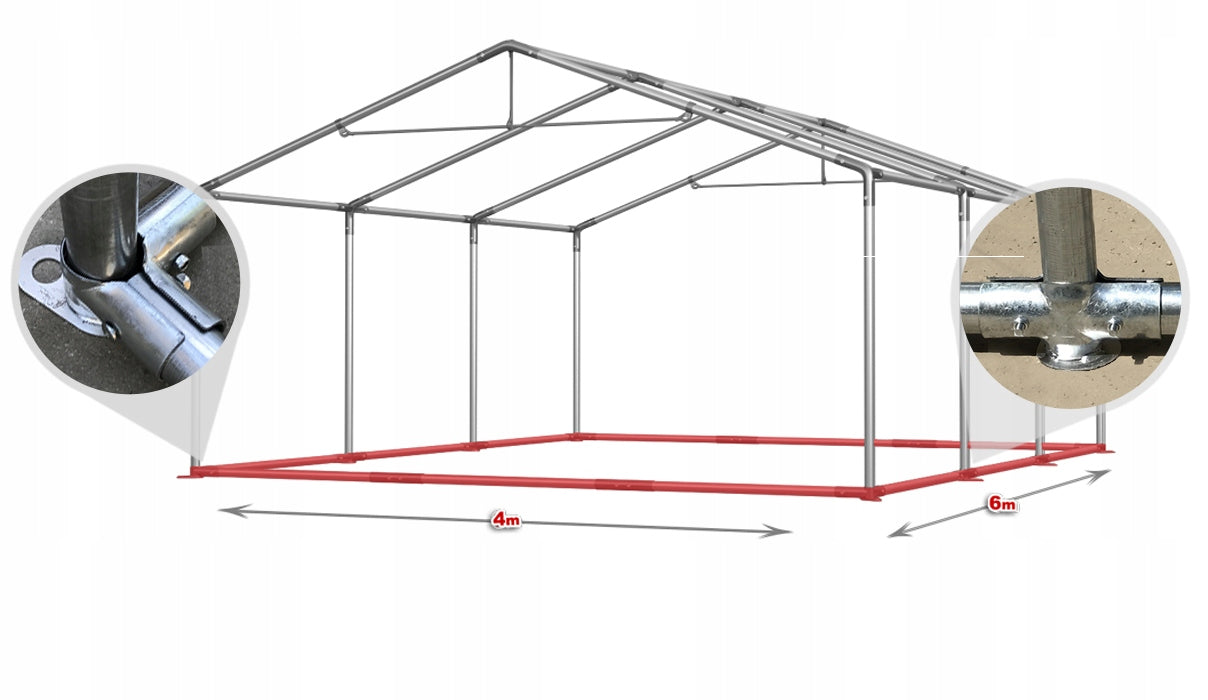 4x6 Tent Reinforcement Baseboard Frame Type tent