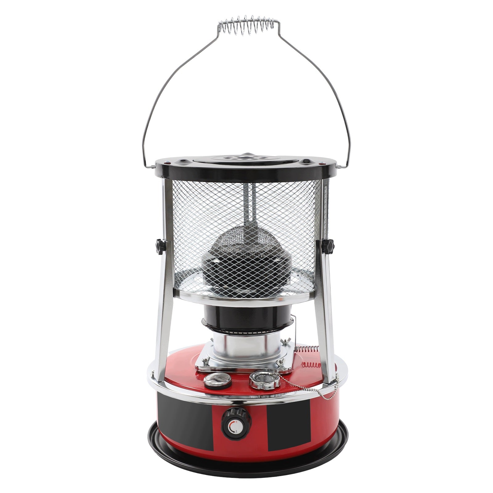 5.2L KEROSENE HEATER 8000BTU PORTABLE WICK STOVE WITH ACCESSORIES RED Packaging status original