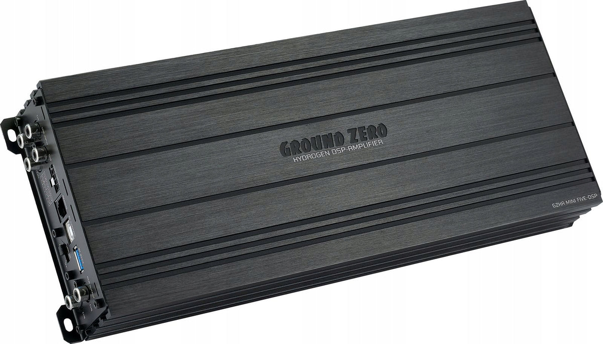 5-CHANNEL AMPLIFIER 4x125W + 500W RMS DSP GROUND ZERO GZHA MINI FIVE-DSP Manufacturer code GZHA MINI FIVE-DSP