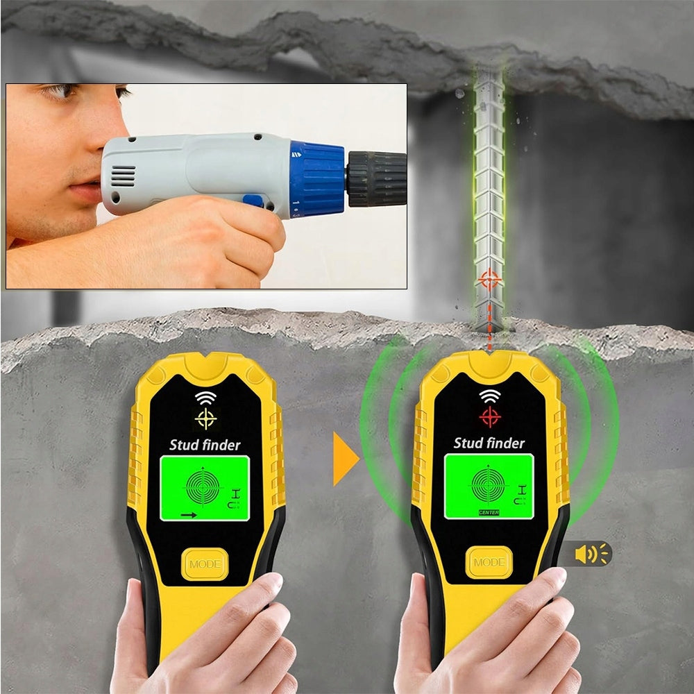 5 IN 1 CABLE WIRE DETECTOR METAL PIPE DETECTOR IN METAL WOOD WALL Product weight with unit packaging 0.23 kg