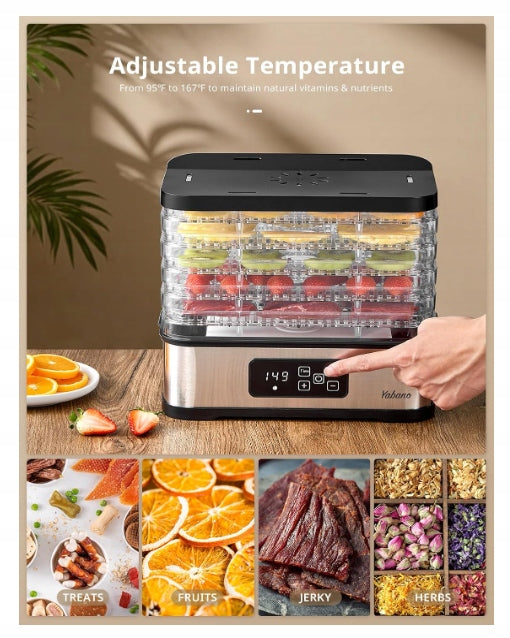 5-LEVEL FOOD DRYER WITH LED DISPLAY YABANO GGJ-300B Manufacturer code 6918758709752