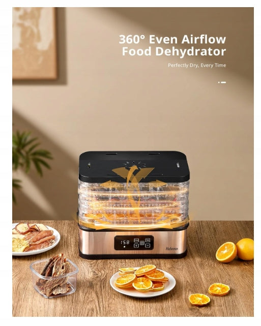 5-LEVEL FOOD DRYER WITH LED DISPLAY YABANO GGJ-300B Packaging status original