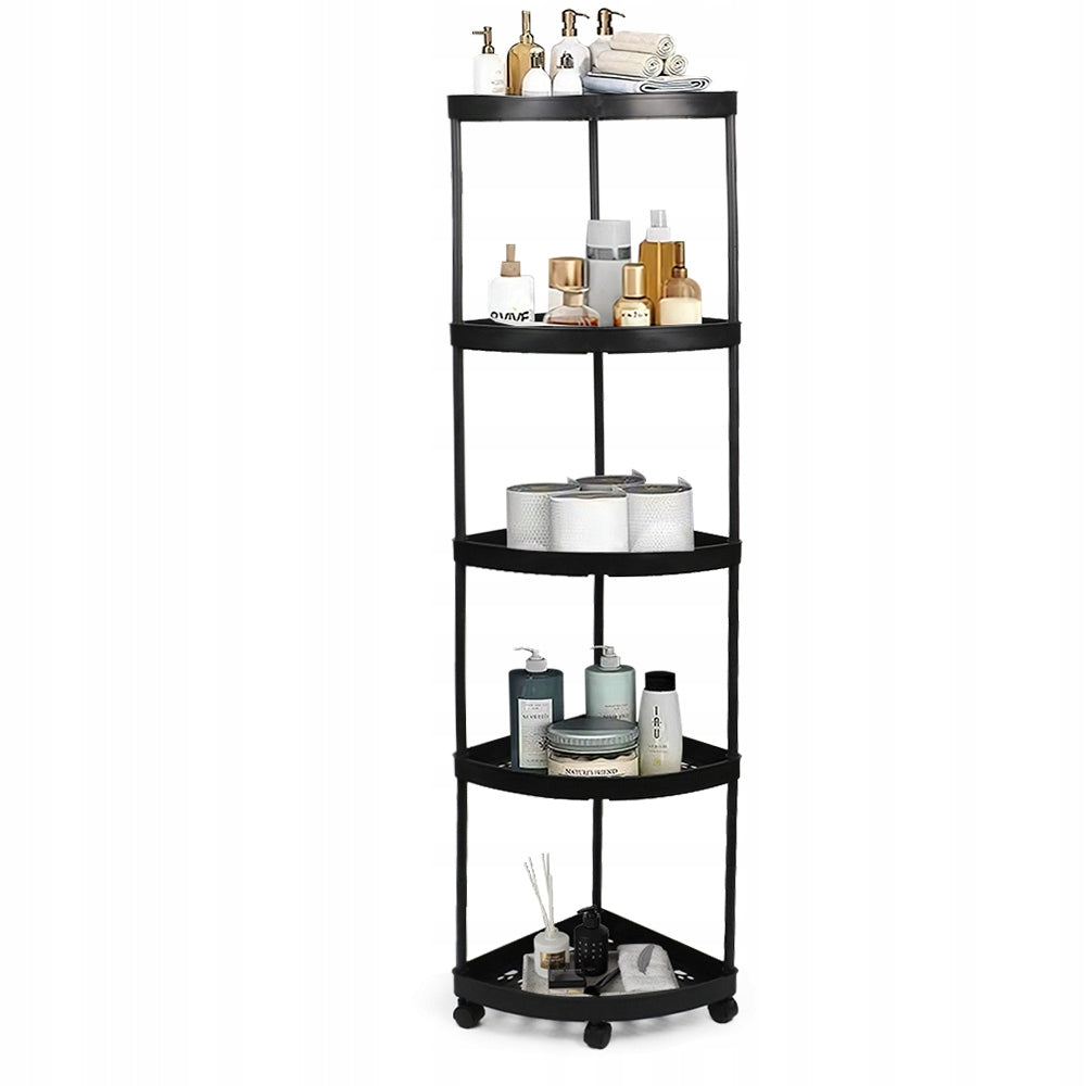 5-TIER ORGANIZER ON WHEELS, CORNER BOOKCASE, STANDING BATHROOM, RACK Manufacturer code regał narożny