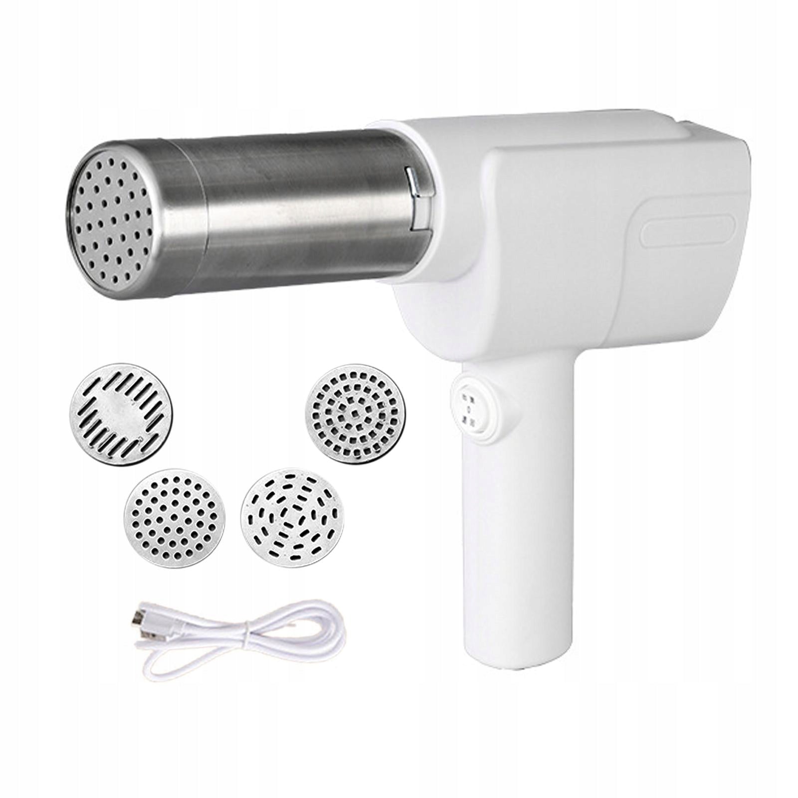 5-in-1 Handheld Electric Pasta Maker & Noodle Press Machine for Spaghetti, Ramen