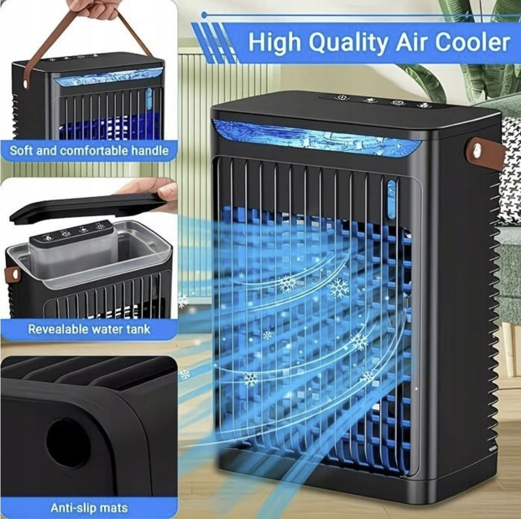 5-in-1 Portable Air Conditioner: 3-Speed Evaporative Cooling Fan Brand no brand