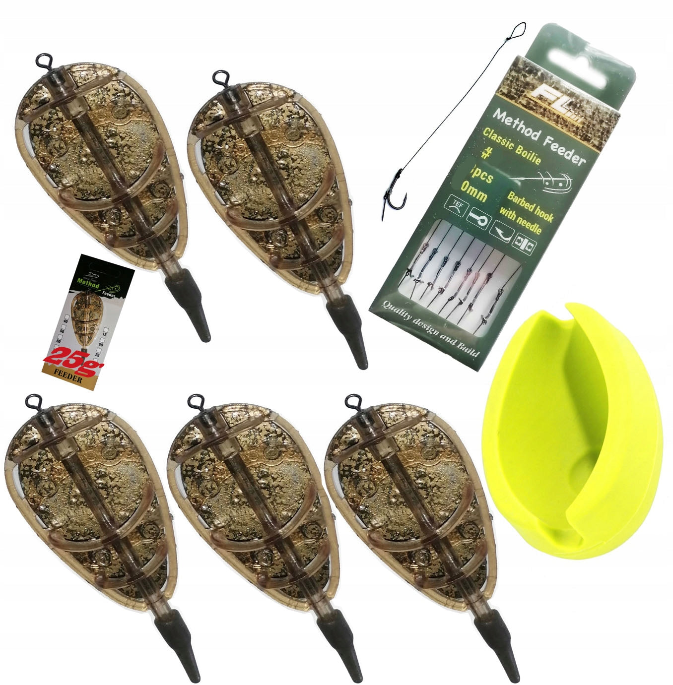 5 pcs basket for method 25g basket leader METHOD FEEDER plus mold