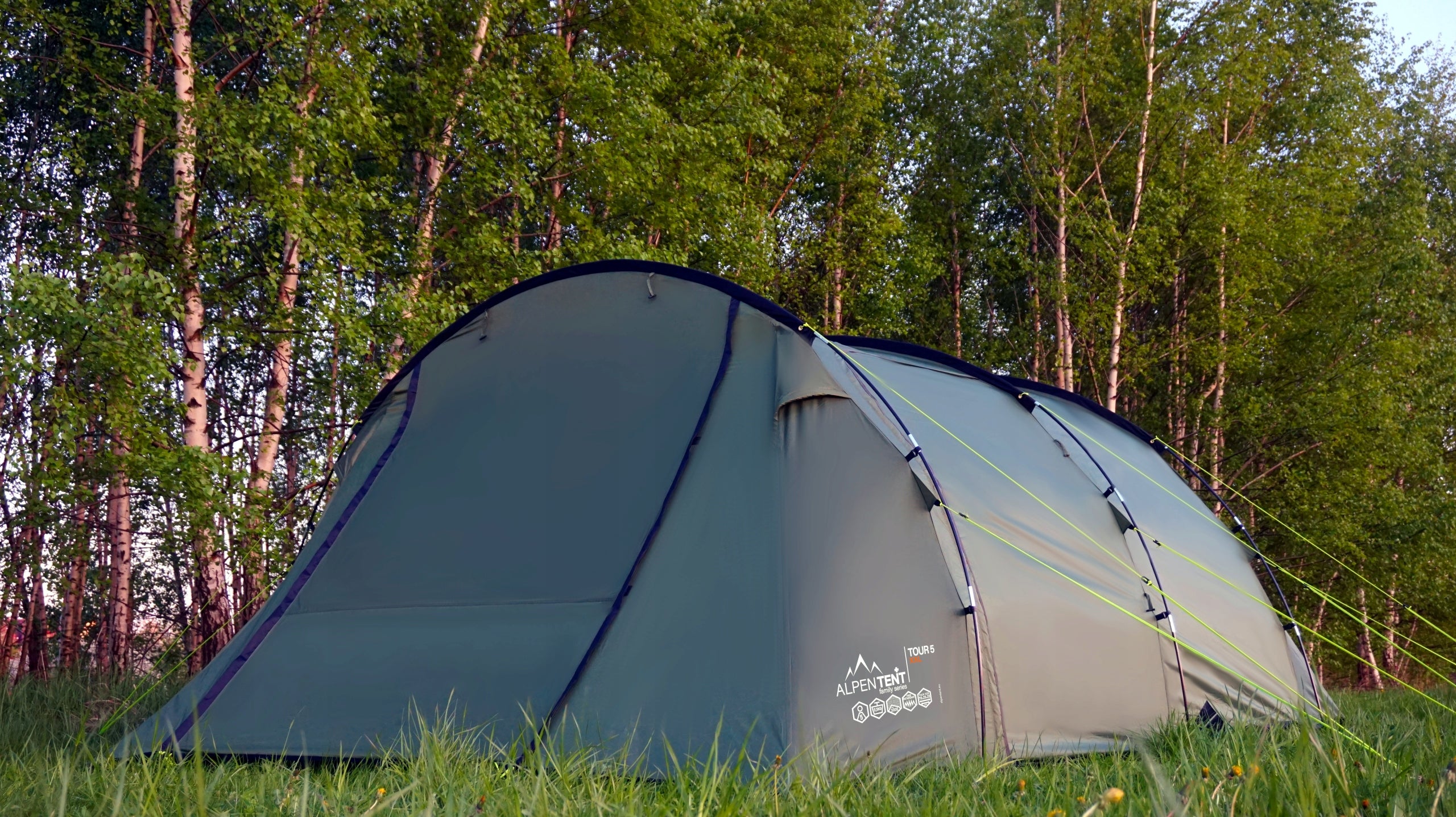 5-person tent AlpenTent Tour 5 XXL Large 16m2 Manufacturer code ATTOUR5
