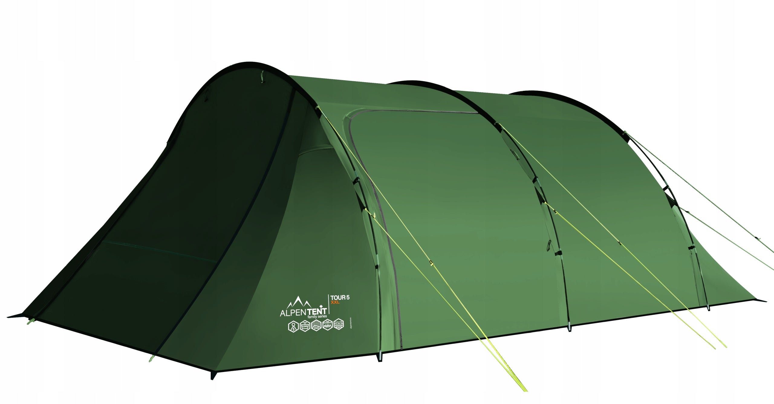 5-person tent AlpenTent Tour 5 XXL Large 16m2
